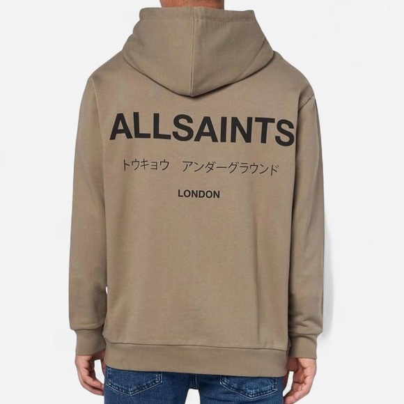 AllSaints Underground Oth Hoody hoodie - Sz L - Picture 2 of 5